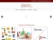 Tablet Screenshot of egescosrl.com